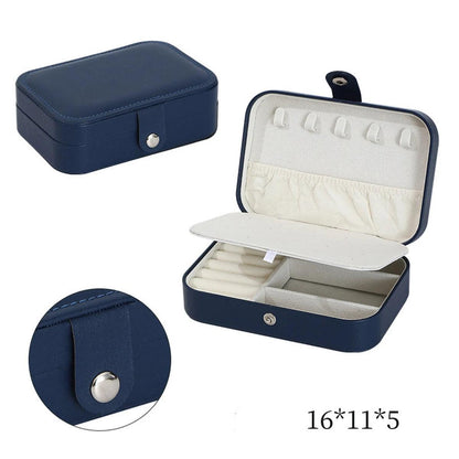 Elegant PU Jewelry Box – Large Capacity Storage for Necklaces, Earrings, Pendants & More – Anti-Oxidation, Portable & Stylish - LAZANDRA™