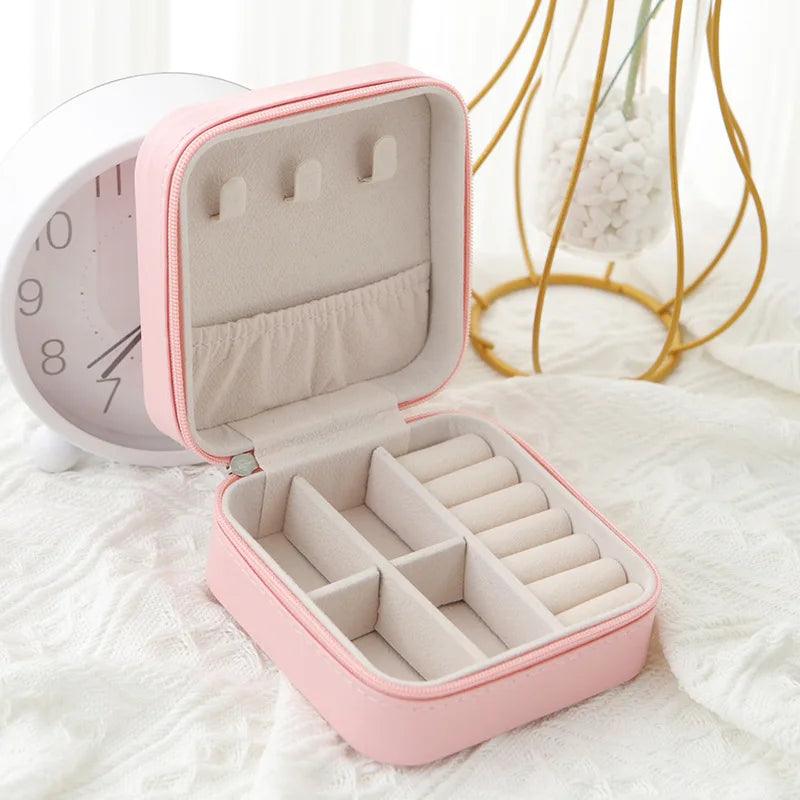 Fashion - Forward Single - Layer Travel Jewelry Box – Elegant Storage for Women - LAZANDRA™