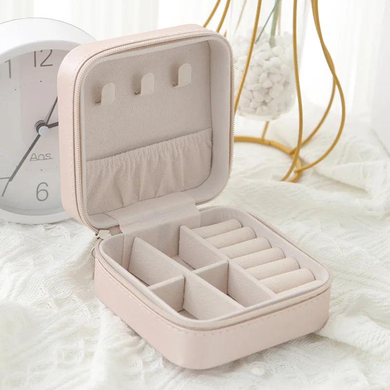 Fashion - Forward Single - Layer Travel Jewelry Box – Elegant Storage for Women - LAZANDRA™