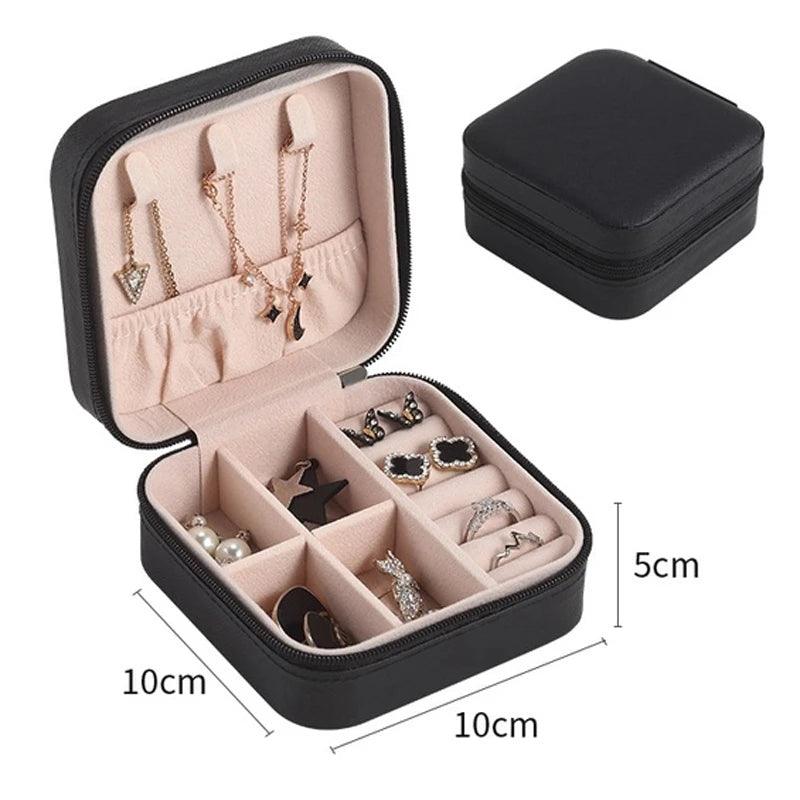 Fashion - Forward Single - Layer Travel Jewelry Box – Elegant Storage for Women - LAZANDRA™