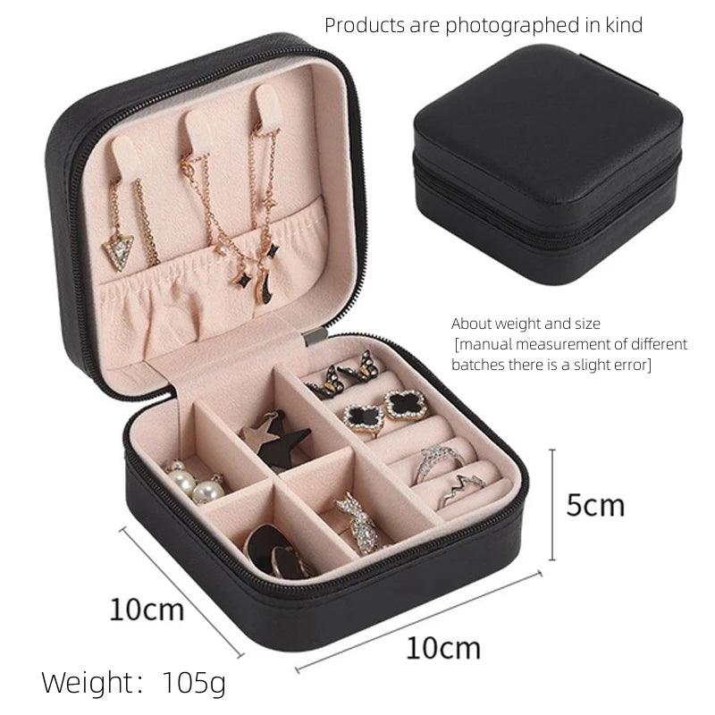 Fashion - Forward Single - Layer Travel Jewelry Box – Elegant Storage for Women - LAZANDRA™